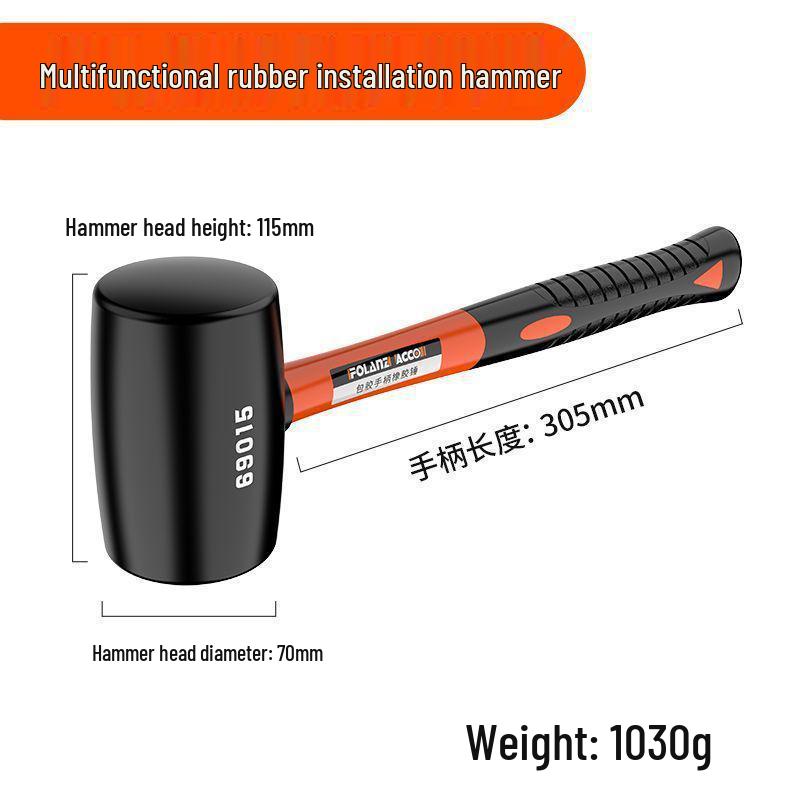 Large Rubber Mallet for Tiling and Installation