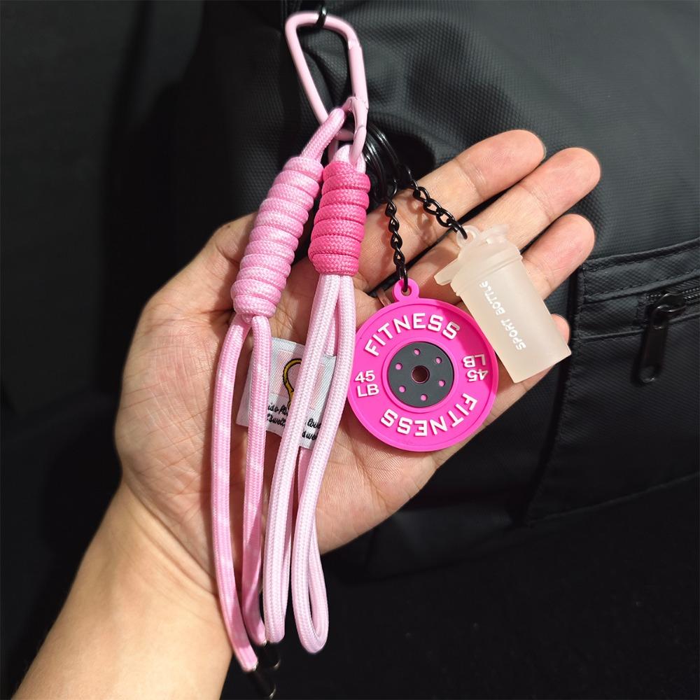 

Dopamine Simulation Barbell Keyring Water Cups Fitness Series Pendant Bodybuilder Style 5