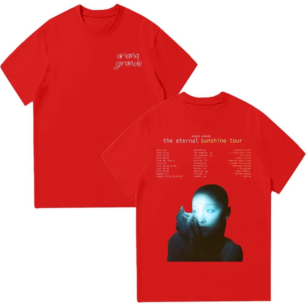 2026 Ariana Grande The Eternal Sunshine Tour T-Shirts Baumwolle Weich Rundhals Unisex Streetwear Mode Harajuku Ästhetik Kleidung Unisex