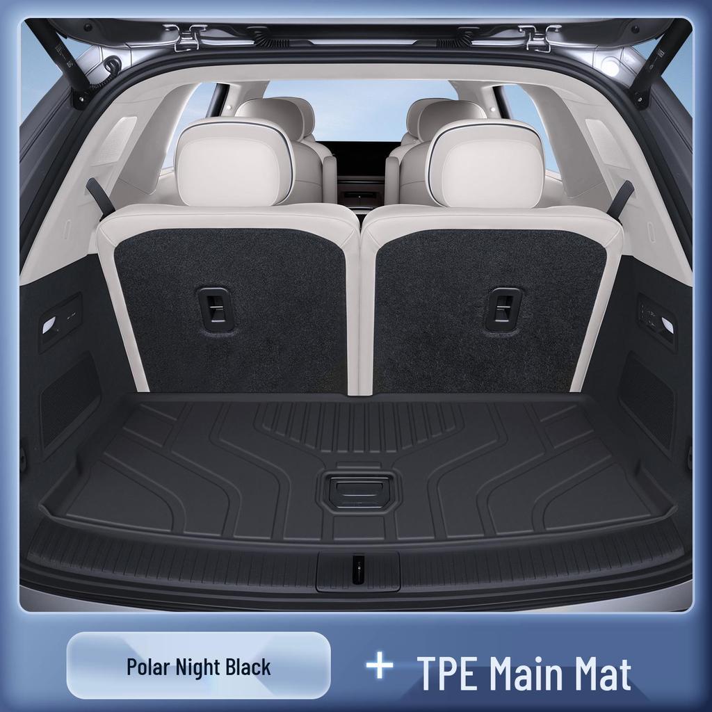 IM LS9 Trunk Mat: TPE Full Surround Interior Accessory for 26 Car Models