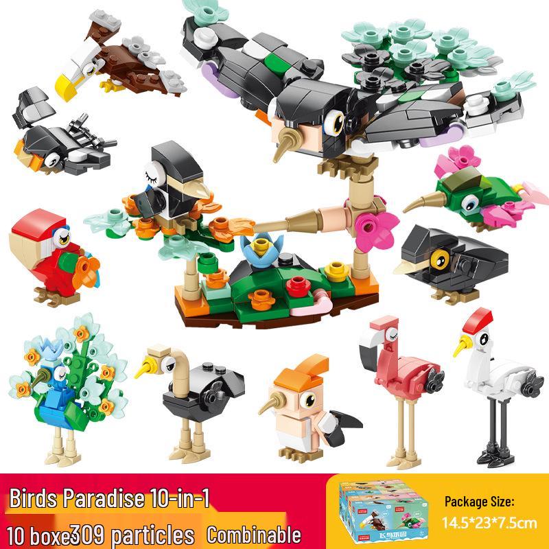 Xiaomingxing Bausteine - Kompatibel mit Lego, Pädagogisches Montagespielzeug mit kleinen Partikeln für Jungen