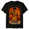 Cinturão Negro Jones (1974) Camiseta Inspirada em Cartaz de Filme Retrô Anos 80