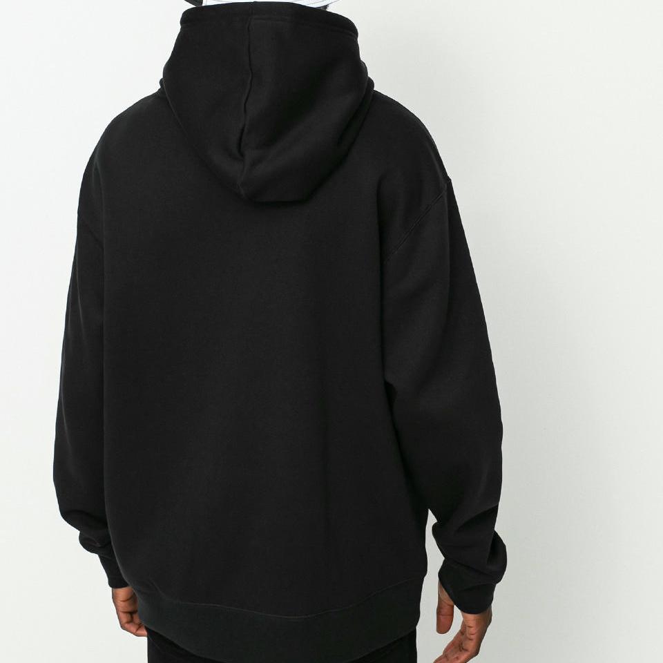 Nike Sb Letter Print Pattern Hooded Drawstring Long Sleeve American Sweatshirt Men Sweatshirt Black DH4683-010