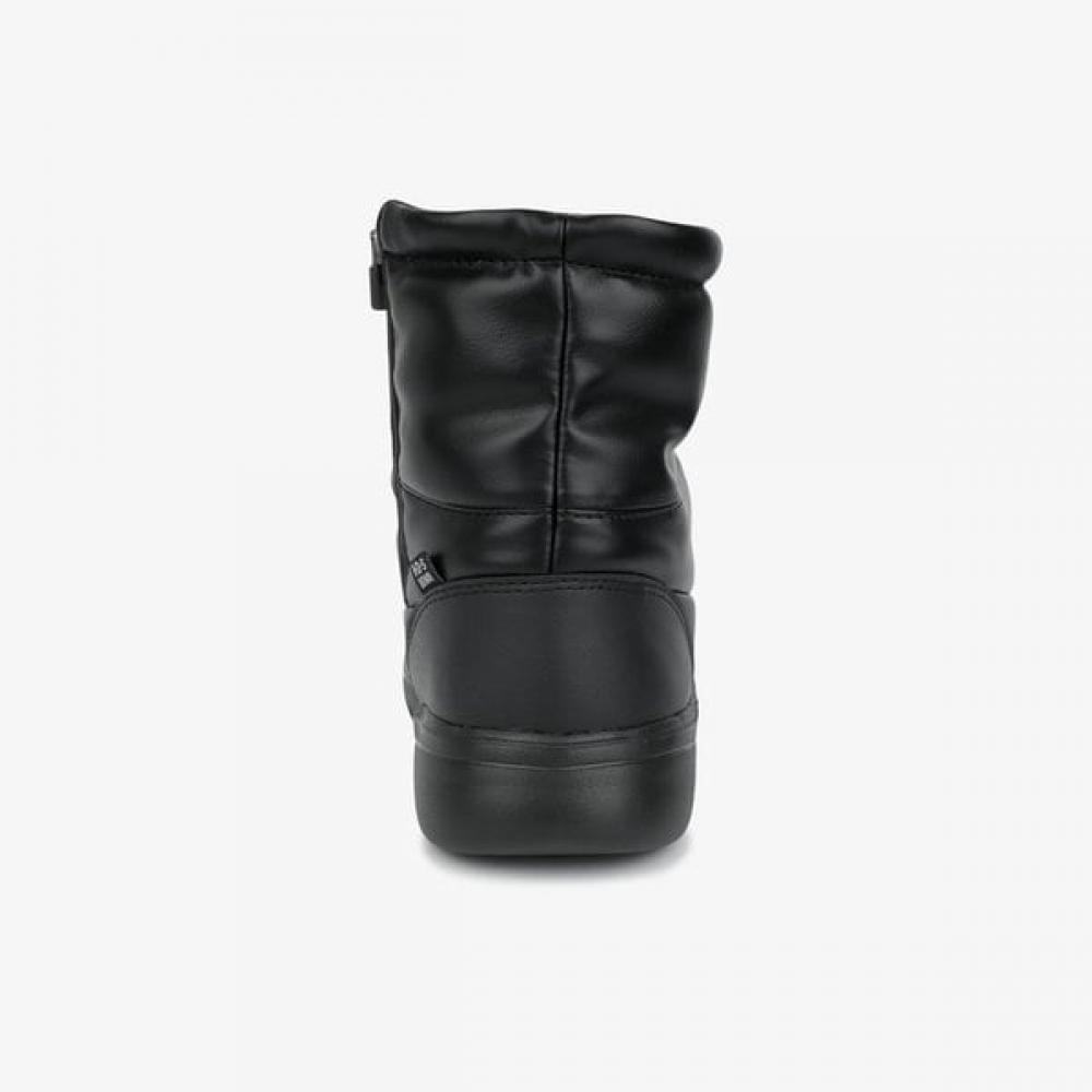 [north Face Official] Ns87r76j White Label Appre Short Boots Leather Black