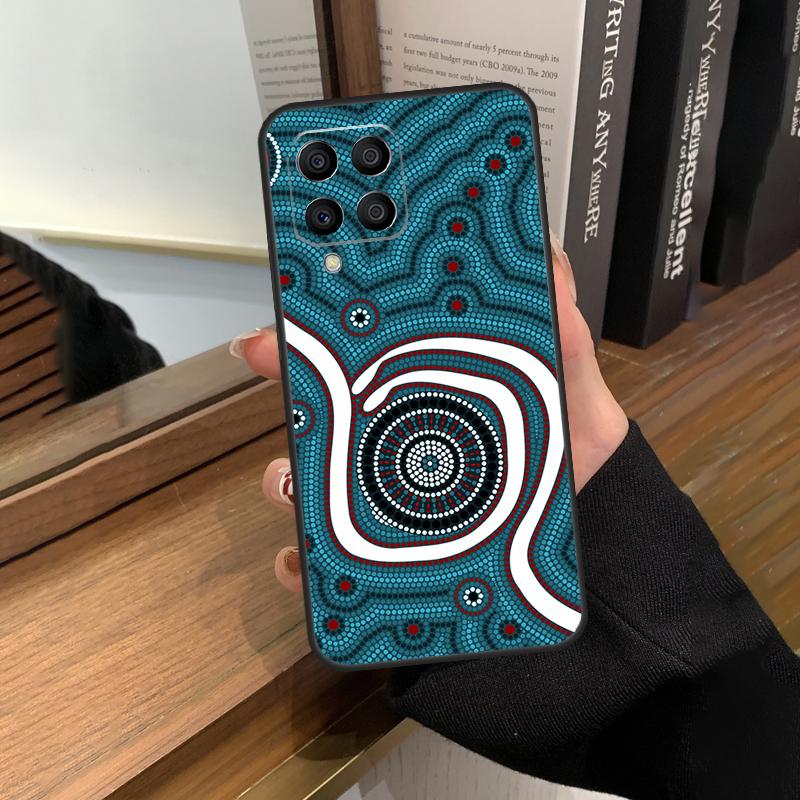 Aboriginal Art Print Case For Samsung Galaxy M31 M21 M11 M20 M23 M54 M14 M34 M13 M52 M32 M12 M16 M36 M56 M15 M55