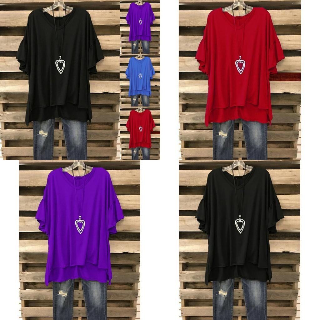 Premium Quality Women Summer V Neck Loose Tops For Effortless Casual Style