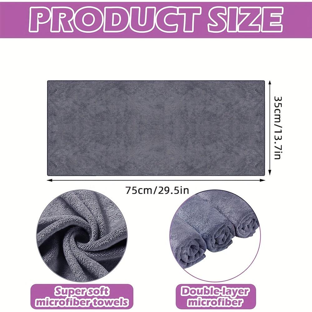 Super Absorbent Salon Towel - Anti Bleaching, Fast Drying Polyester Fiber Water Treatment Face Towel, Suitable for Hairdressers