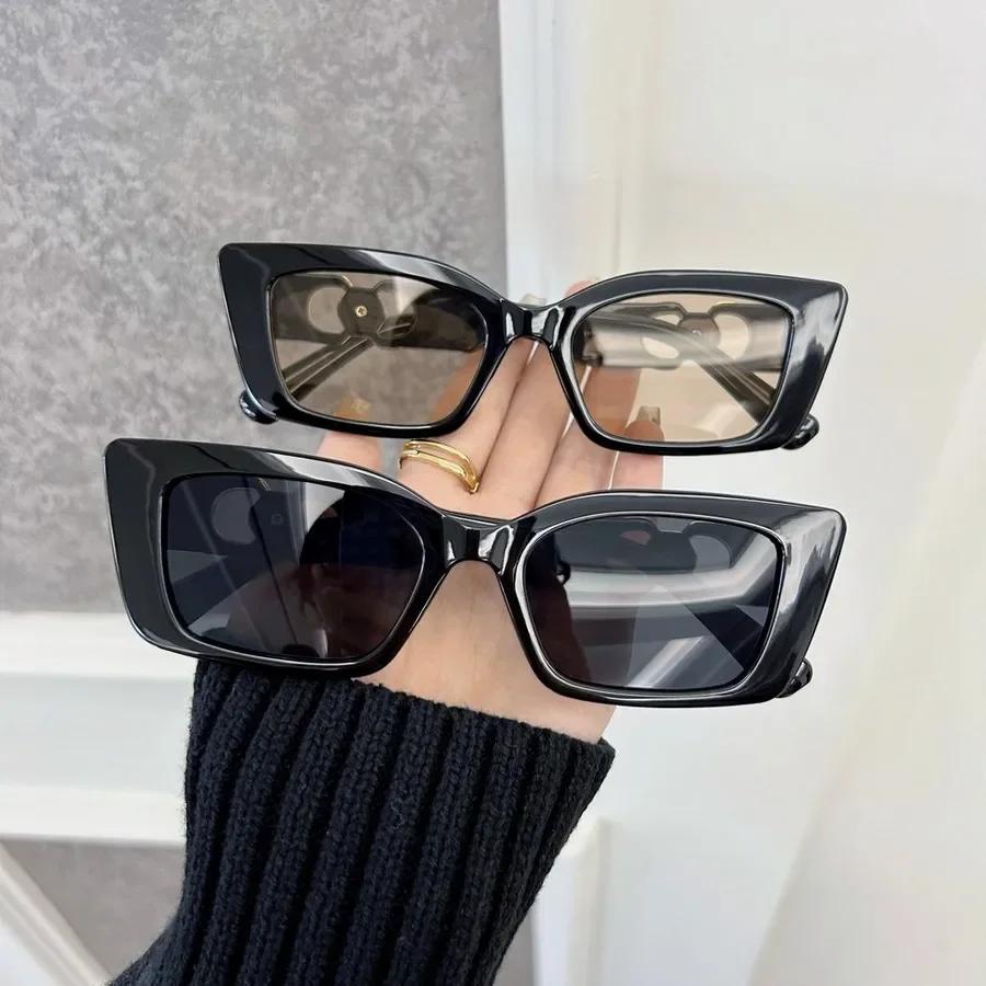 Designer Brand Square Sunglasses Women Men Casual Small Frame Sun Glasses Female Mirror Colors Rectangle Luxurious Fashion