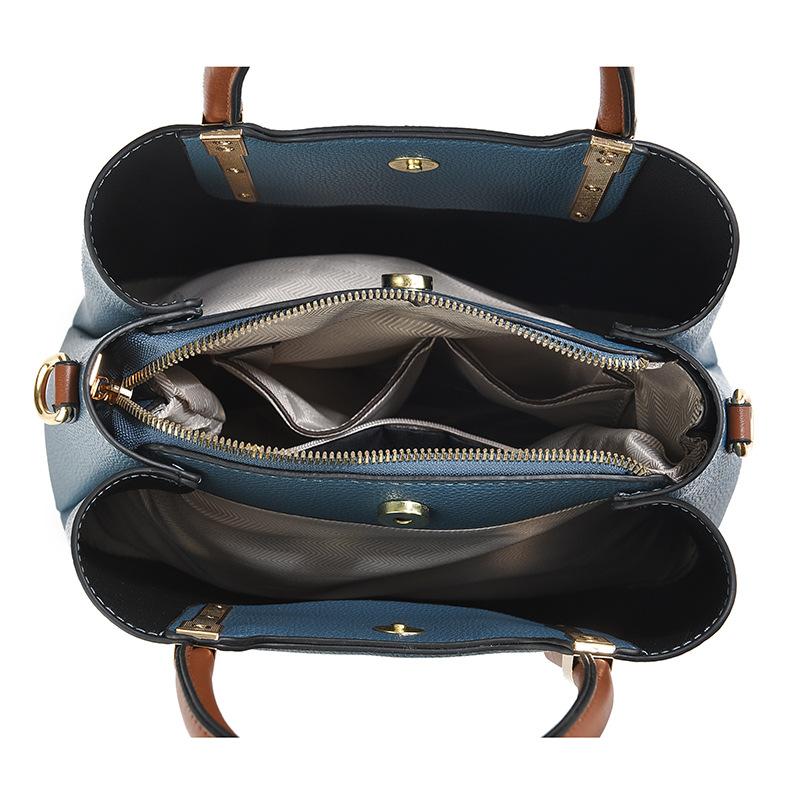 Women's Bag Large Capacity Handbag Women's Bag New Style Ladies Bag Textured Shoulder Large Bag