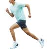 Anta Solid Color Casual Breathable Sports Round Neck Short Sleeve Shorts Set Men Sets Blue 952225229-1