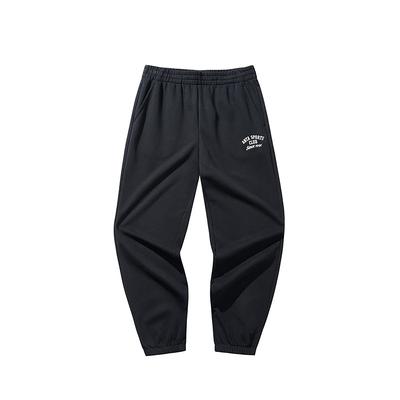 Lifestyle Series Casual Comfortable Loose Knit Sports Pants Women Bottoms Basic-Black 162448302S-2