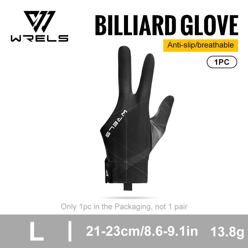 Wrels Open Finger Elasticity Billiard Gloves Billiards Glove Breathable Sweat-wicking Anti-slip Adjustable Billiard Cue Glove