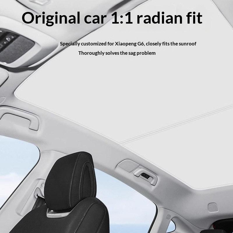 Fit For XPeng G6 2023-2025 Car Sunroof Sunshade Curtain Cooling Heat Insulation Canopy Modification