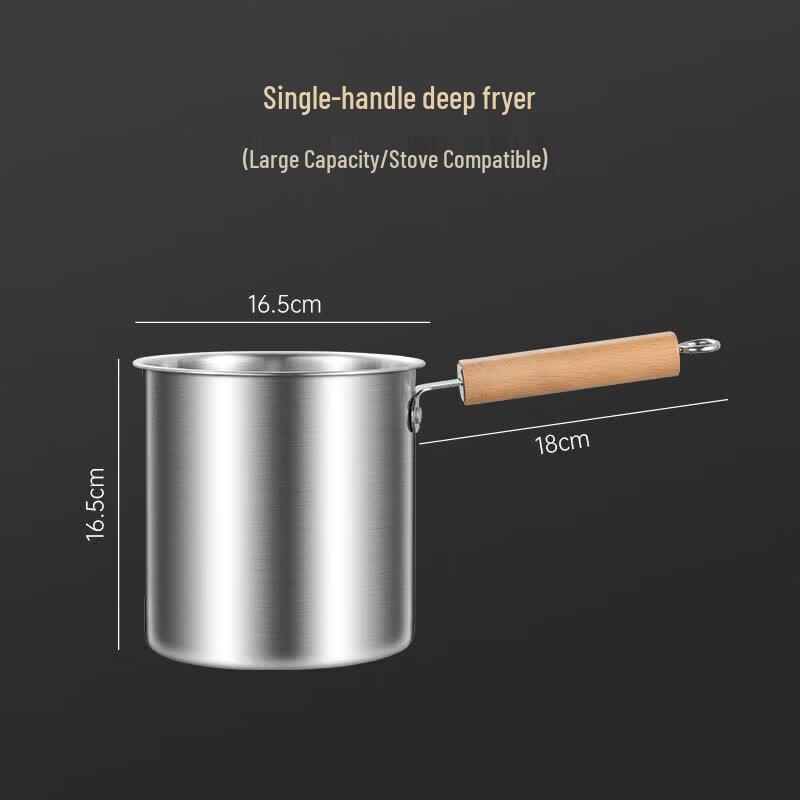 Qiwei Small 304 Stainless Steel Deep Fryer