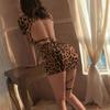 Yiyue Sexy Leopard Print Lingerie for Nightclub Role Play - Hot Passion Pajamas 8401