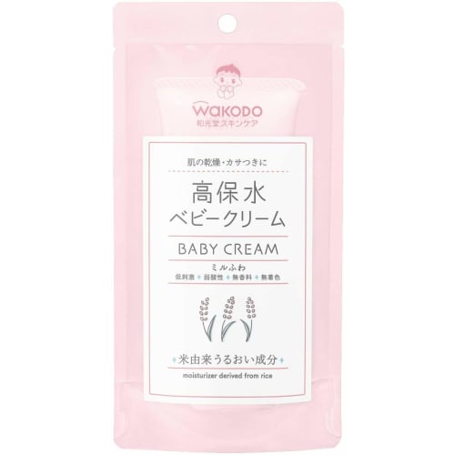 

Bulk Purchase: WAKODO Milfuwa High Moisture Baby Cream for Face and Body, 70g (2 bags)