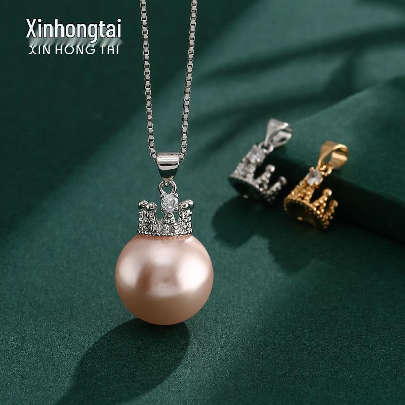 

Tide Fashion Women s Pearl and Jade Necklace Pendant - Handmade DIY Jewelry Setting
