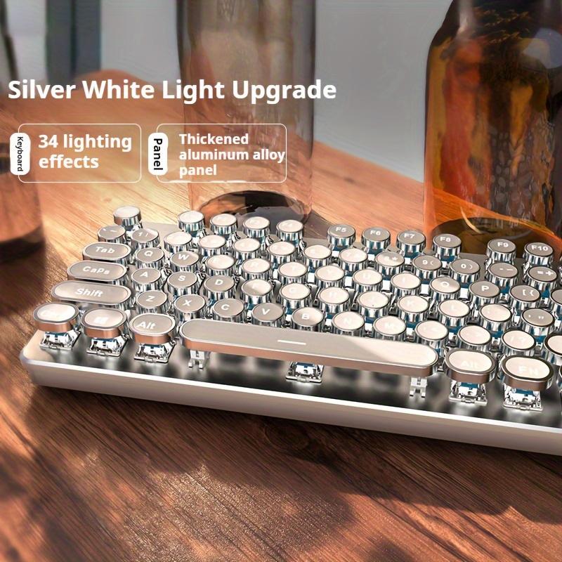 

EWEADN TK100 Punk Wired Keyboard Computer Laptop Mechanical Keyboard Red Switch
