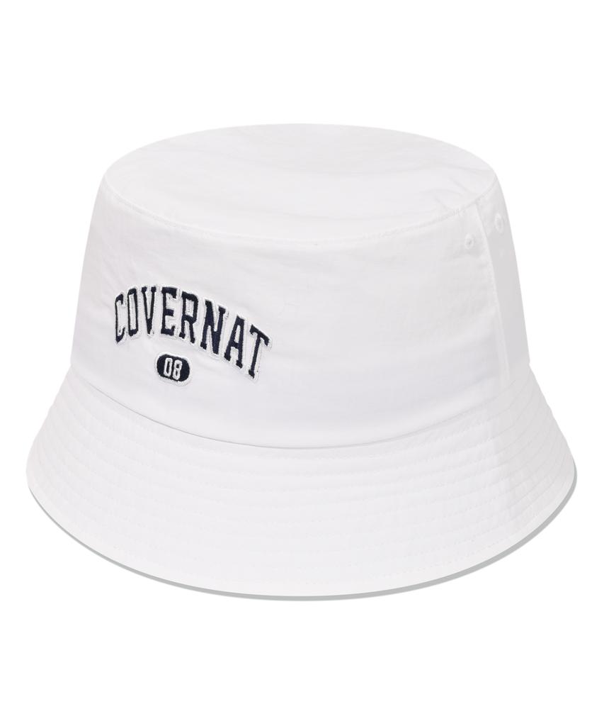 COVERNAT Arch Logo Bucket Hat White