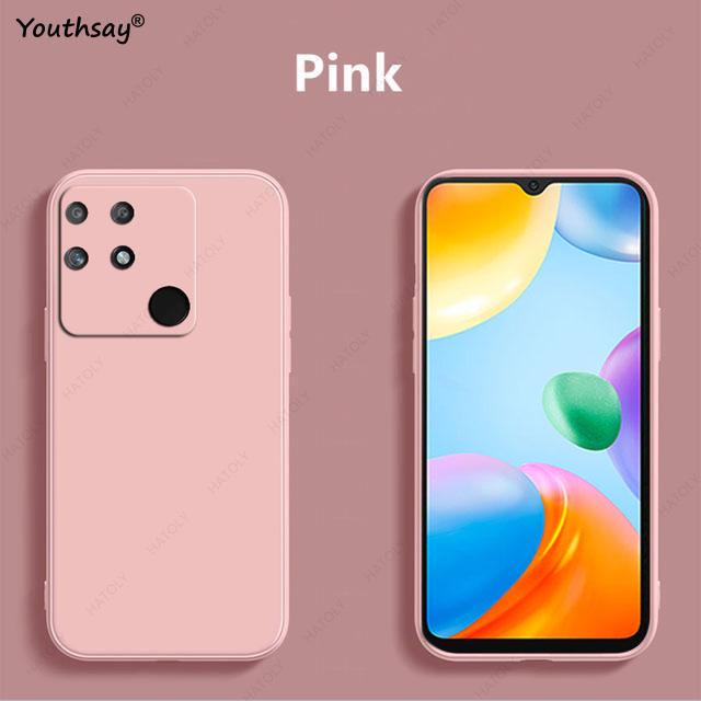 Für Redmi 10C Hülle für Xiaomi Redmi 10A 10C 9C 10 Schale Abdeckung Funda Coque Weicher Flüssigsilikon Stoßfänger Für Redmi 10C