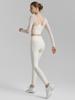 2025 Autumn Women's Mesh Yoga Set: Two-Piece Short & Tight Lycra Pants