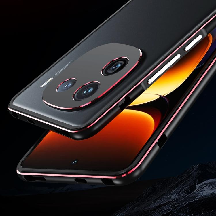 2024 for VIVO IQOO 12 Pro Case, Aurora Series Lens Protector Metal Frame Shockproof Protective Case Mobile Phone Case