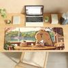 Cartoon SÜßes Capybara Mauspads Rutschfeste Schreibtischunterlage PC Laptop Zubehör Gummi Büro Tastatur Groß Gamer Dekoration