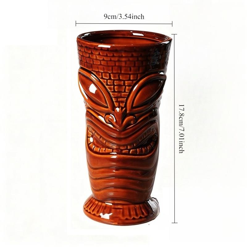Figurines Desk Decoration Tiki Cup Creative Statue Ornaments Home Accessories Living Room Decoration Home Decoration Accessories