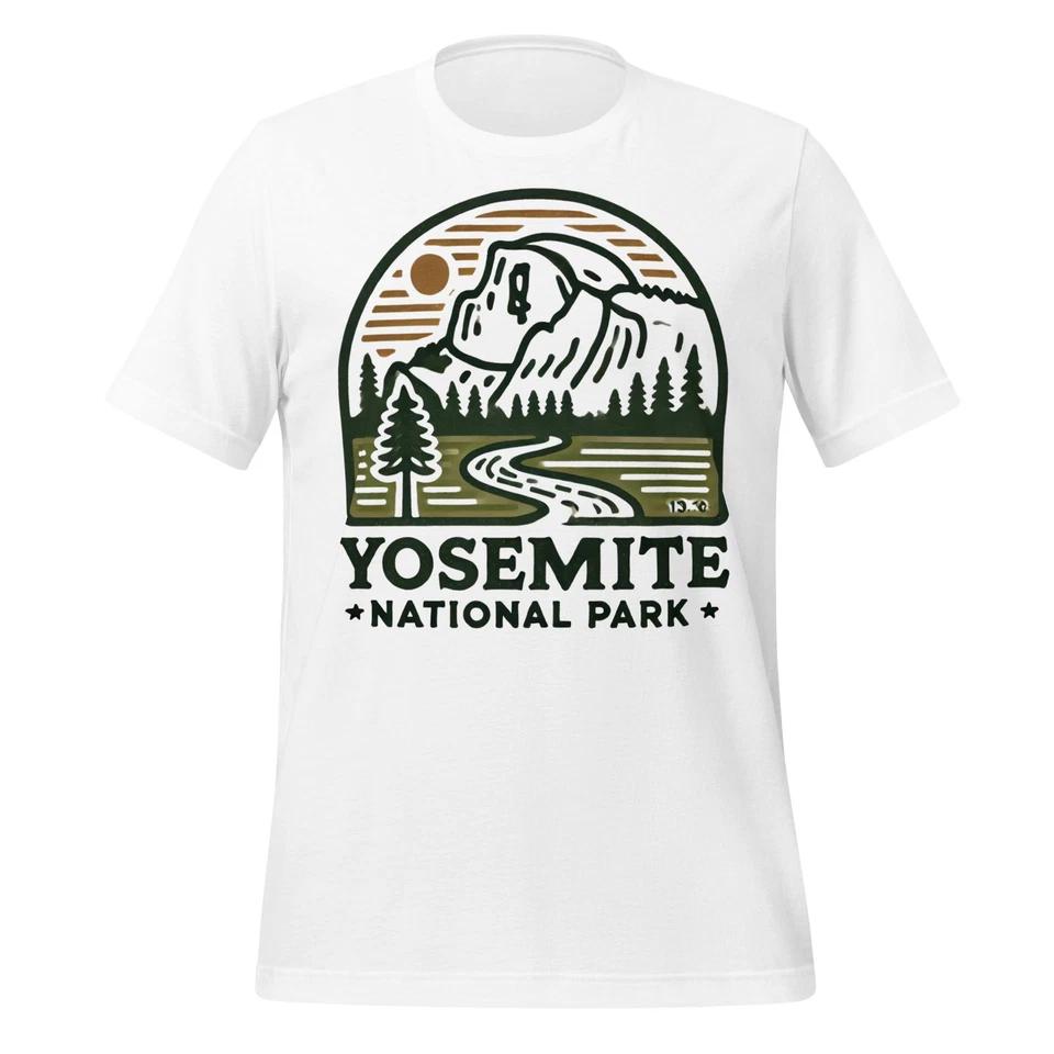 Yosemite National Park Shirt Vintage Hiking Nature Graphic Tee 2XL