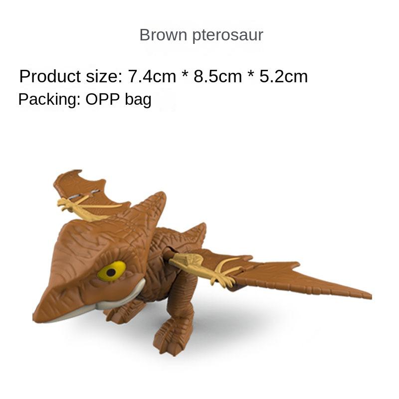 Non-Toxic Jurassic Finger Dinosaur Triceratops Tyrannosaurus Model Toys For Kids Creative Finger Biting Dinosaurs Interactive Toy Children Gift