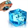 1pc Snowflake Cube Squeeze Fun,Sky Blue Squeeze Relaxation Toy,Novelty Squeeze Toy,Slow-Rebound Malt Toy,Squeeze-And-Squeeze