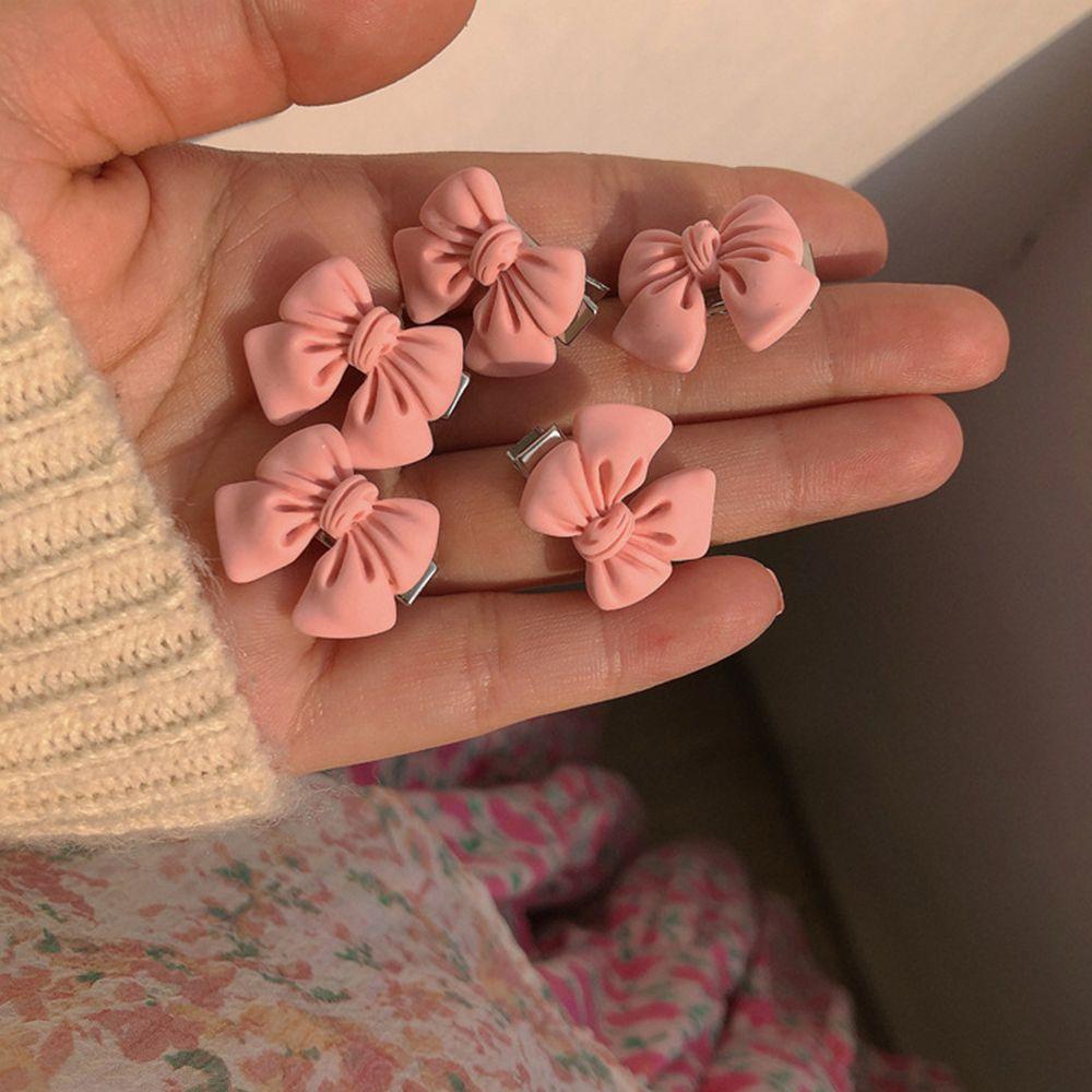 Peach Fashion Design Women Hair Accessories Duckbill Clip Small Side Clip Korean Style Hair Clip