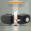 Frameless Glass Door Lock: U-shaped Hook & Round Lock for Single/Double Sliding Main or Office Doors