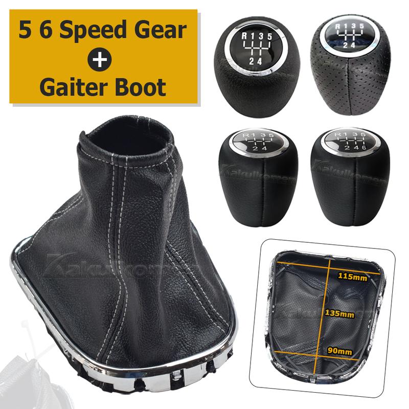 For Chevrolet Chevy Cruze 2008 2009 2010 2011 2012 Manual Gear Shift Knob Shifter Lever Stick Gaiter Boot Cover Car Accessories