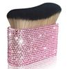 Kabuki Tanning Brush for Self Tanner with Ultra Dense Soft Bristles, Wide Head, Pink Rhinestone