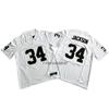 Retro Embroidered American Football Jersey Men Women Team Sports Uniform Cotton Blend Athletic Wear