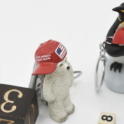 Trump Red Hat Keychain