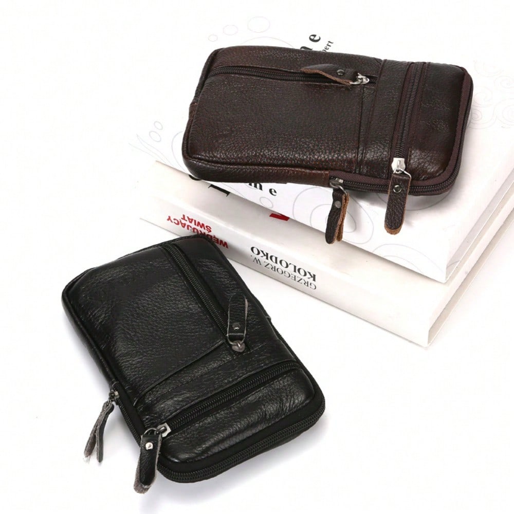New Mobile Phone Fanny Pack Outdoor Shoulder Messenger Bag Hand-held Passport Document Fashion Bag