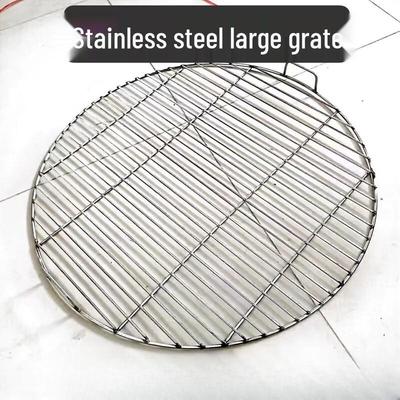 Cuiseur vapeur rond et grille à barbecue Zhi Shi en acier inoxydable avec poignée