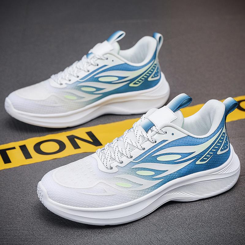 

Size Summer breathable mesh sneakers soft-soled feet wide fat running shoes 39 белый