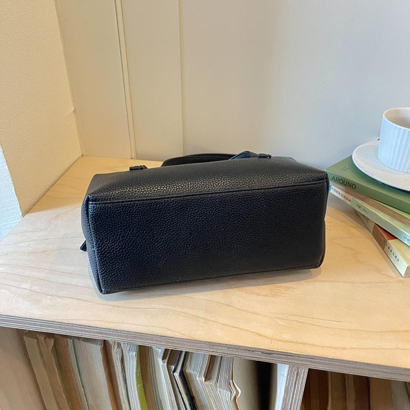 Solid Color Shoulder Bag Large Capacity Underarm Bag
