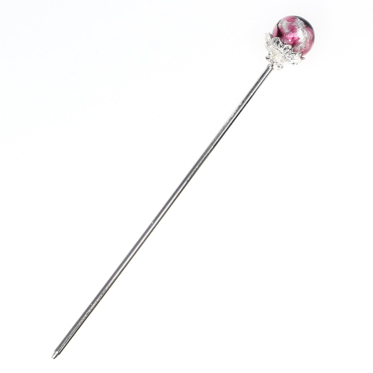 

Капля моря Светящийся светлячок Стрекоза Светящийся одинарный волос Японский стиль Аксессуар для волос Шпилька, Стекло, Шар, Розовый, 14 мм, Серебряный, Орнамент,