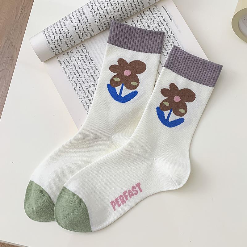 Girls Spring and Summer Fashion New Lovely All Build In Tube Socks