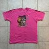 Vintage 1991 Ann Arbor Summer Art Fair Pink Graphic T Shirt Large Animals