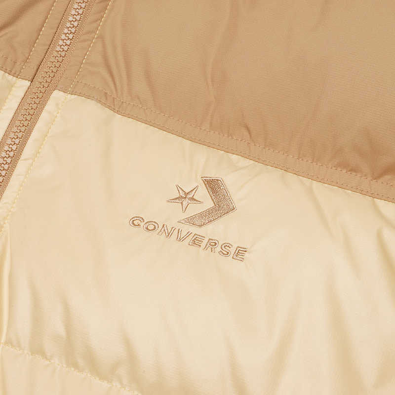 New Converse Down Jacket Men's Apricot 10025252-A02