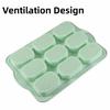 Non-Stick Silicone Cake Mold 9 Grids Hamburger Bun Mold Silicone Baking Pan  Homemade Bread