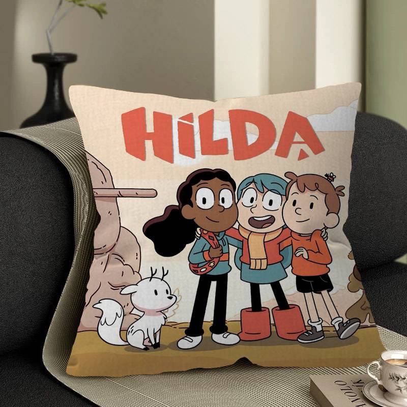 Cartoon H-Hilda Pillow Anime Pillow Sofa Bed Head Pillow Cover Cushion Cover 45x45 Cm Fashion