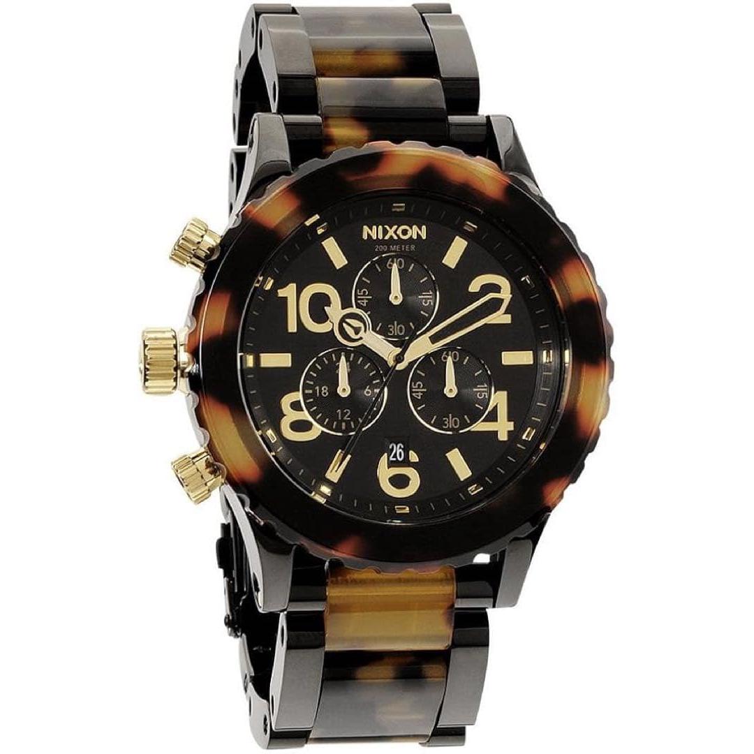 Used NIXON watch tortoiseshell chronograph