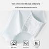Women's Antibacterial Pure Cotton Seamless Mid-Rise Briefs - 4 Pack