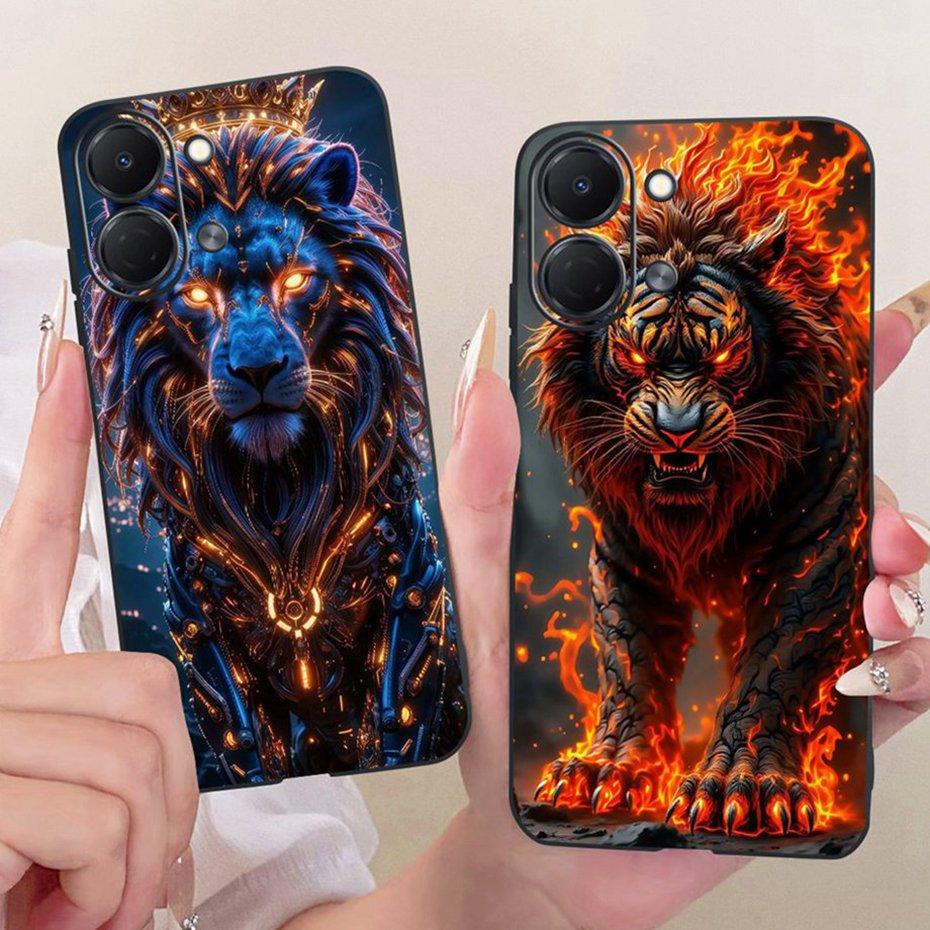 Modische Coole Hülle Für Tecno Spark GO 3 KN3 Weiche Schwarze Silikon TPU Rückabdeckung Für Tecno Spark Go3 Handyhüllen